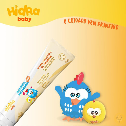 Imagem 2 de 3 de Creme Para Assadura Hidrababy Galinha Pintadinha 60g Farmax
