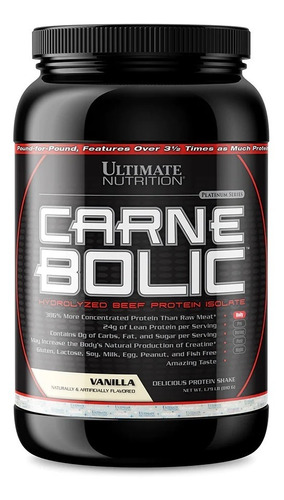 Ultimate Nutrition | Carnebolic Beef Isolate | 2lb | Vanilla