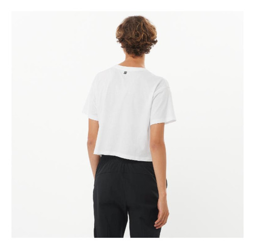 Polera Mujer Logo Twist Blanco Salomon