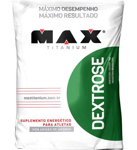 Max Titanium Dextrose - Suplemento em pó - Carboidratos Dextrose em sachê de 1kg