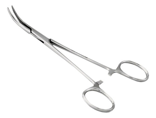 Pinça Kelly Hemostática Curva 14cm