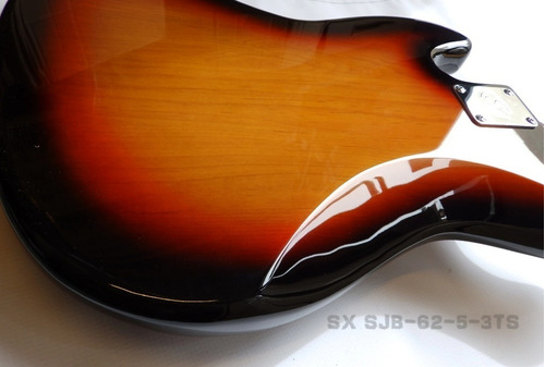 Bajo Electrico Sx Jazz Bass Sjb62 Sunburst 4c Funda