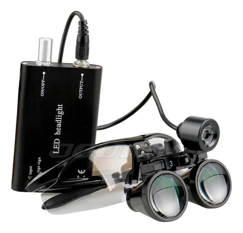 Lupa Binocular De Aumento Con Luz Led