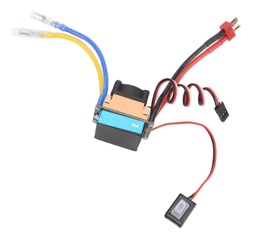 Controlador De Velocidade Esc Escovado 480a, 3 Modos Múltipl