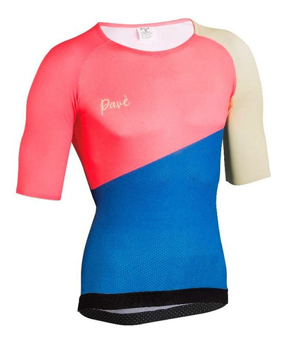 Remera Pave Jersey Ciclismo Zipperless Con Bolsillos Nitro