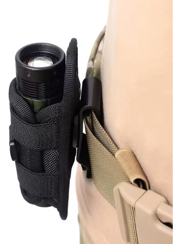 Pouch Linterna Táctico Airsoft Gotcha Policía Militar Caza Tan