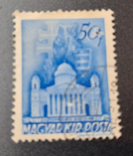 Sello Postal - 1943 La Iglesia De Hungria 50f