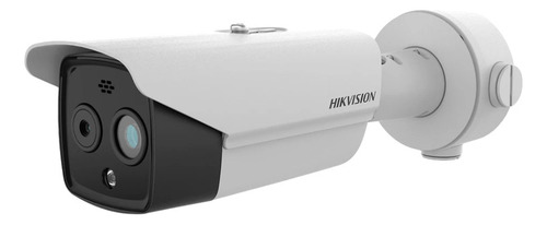 Câmera Hikvision Ip Bullet Térmica Ds-2td2628t-7/qa Cor Branco