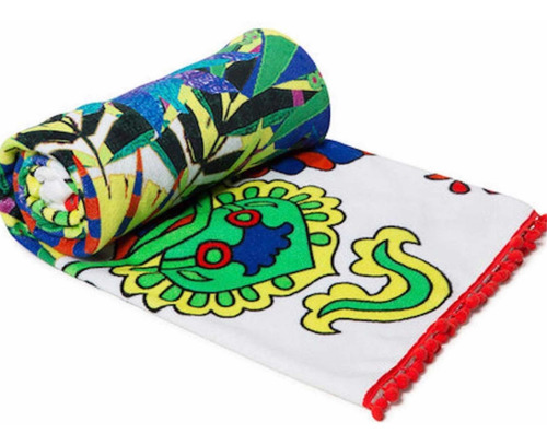 Toalla Desigual, Toalla Para Playa Mantra Desigual