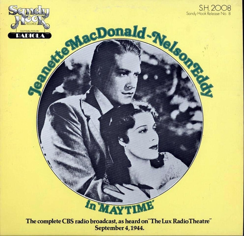 Jeanette Macdonald - Nelson Eddy          In Maytime  ( Lp )