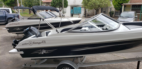 Imagen 6 de 15 de Lancha Open 3v Tango 470 Power Tec 40 Hp Nautica Milione 2