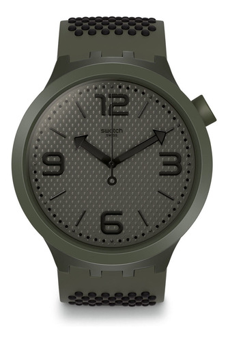 Reloj Swatch  Bbbubbles So27m100 Big Bold Silicona Verde