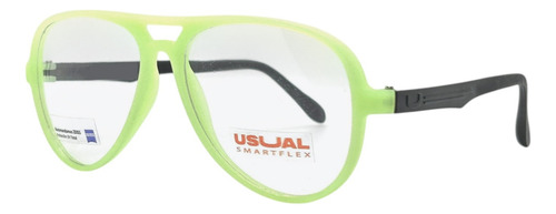 Armazones Usual Smartflex U048 Flexibles - Óptica Colon Verde Claro/negro