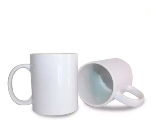 Mug Blanco X 2 Para Sublimación 11oz Pocillo Taza Estampar 