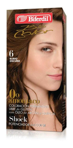 Coloración Biferdil Biocolor 0% 6 Rubio Oscuro