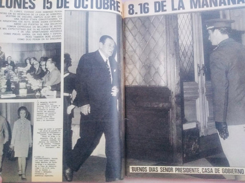 Revista Gente Octubre De 1973. Asume El General Perón