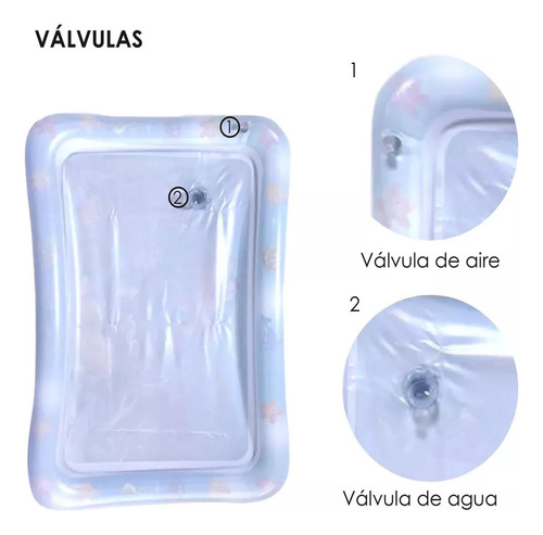 Estera Inflable De Agua Inflable Para Bebés, Estimulación Te