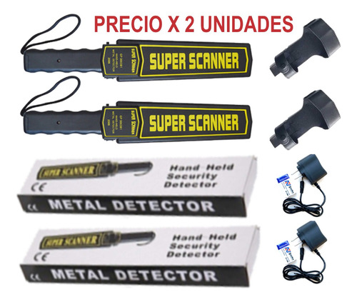 Detector De Metales Super Scanner Seguridad Tiendas Fisicas