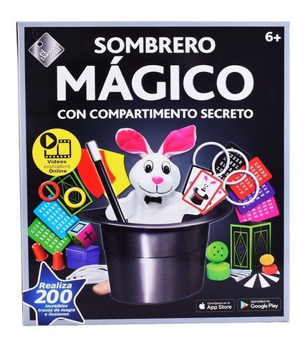 Juego De Magia Asombroso Sombrero 200 Trucos El Duende Azul