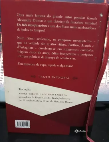  Os Três Mosqueteiros - Coleção Clássicos Zahar