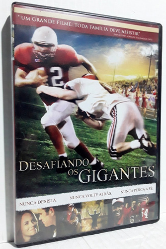 Dvd Desafiando Gigantes ( Superação / Fé ) Encarte Interno