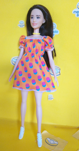 Barbie Fashinostas #160, Año 2020, Molde Olivia, Sin Caja (Usado)
