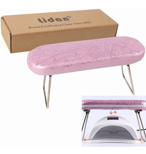 Almohada De Mano De Cuero Para Uñas, Impermeable