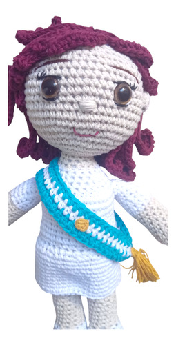 Cristina Fernández De Kirchner Muñeca Amigurumi Artesanal