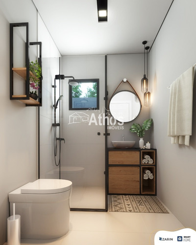 Imagem 4 de 10 de Smart Home , Casa Econômica Automatizada, Indaiatuba, 02 Dorms, Planta Integrada - Ca05003 - 70110609