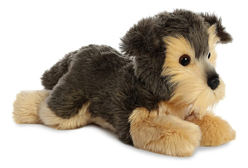 Perro De Peluche Cachorro Yorky Yorkie Aurora Flopsie 31 Cm