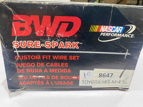 Cables Bujías 4.5 3f Carburado Nascar