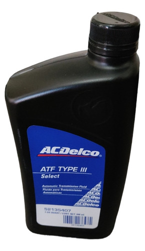 Aceite Hidráulico Dexron Lll Acdelco Type Lll Original