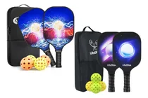 Comprar Raquetas Pickleball 4 Pelotas Bolso Toallas Usapa 