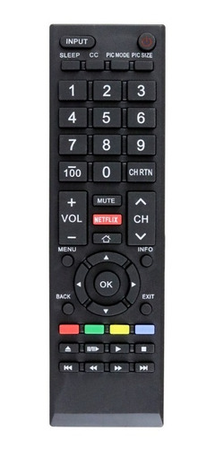 Control Remoto Toshiba Para Smart Tv Pantalla Netflix 