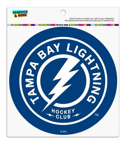 Nhl Tampa Bay Lightning Logo Automotive Car Refrigerado...