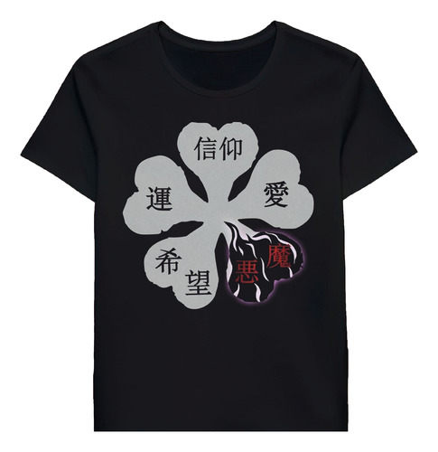 Remera Five Leaf Clover Harbors A Devil 57042078