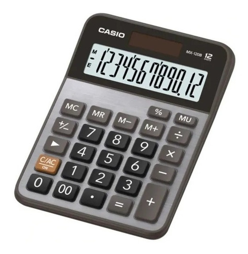 Calculadora Casio De Escritorio Numero Grandes 12d Mx-120b