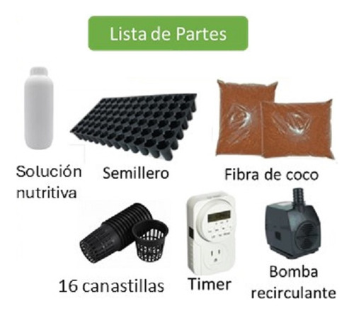 Sistema Hidropónico Tipo Nft Para Hortalizas 16 Canastillas