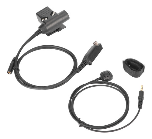 Cable Adaptador Ptt Para Auriculares Push To Talk, Portátil