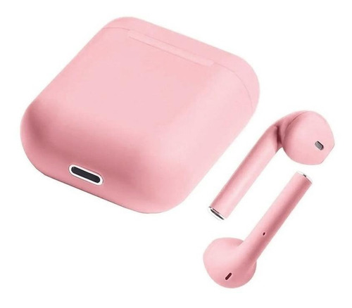 Imagen 2 de 2 de Auriculares in-ear inalámbricos i12 TWS rosa