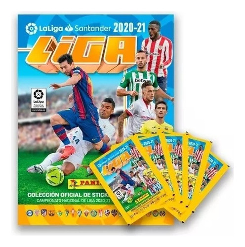 Album La Liga Santander 2020-2021 + 50 Sobres + Envio