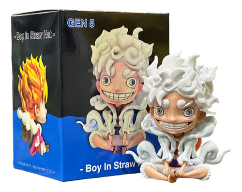 Figura De Acción One Piece Luffy Gear 5 Pvc 12cm En Caja