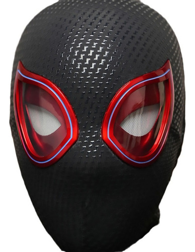 Casco Spider-man Miles Power Con Ojos Móviles