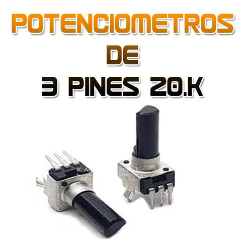 Potenciometro Girato 20k Tres Pines Para Consolas De Audio