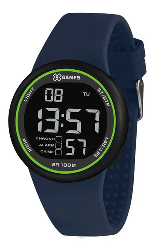 Relógio X-games Masculino Digital Xmppd621 Pxdx Azul Verde