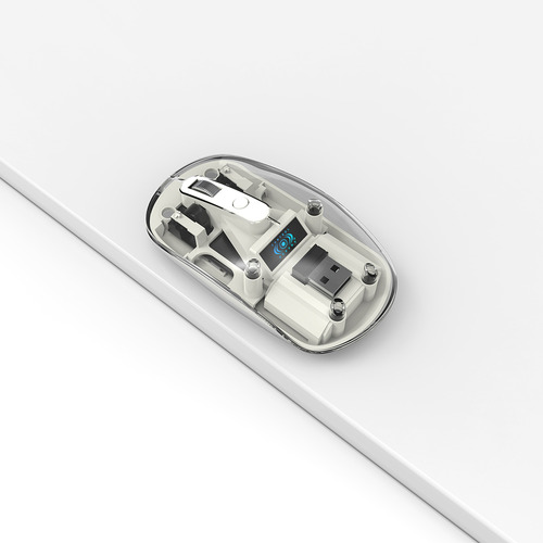 Mouse Inalámbrico Recargable Usb Bluetooth Dpi Ajustable