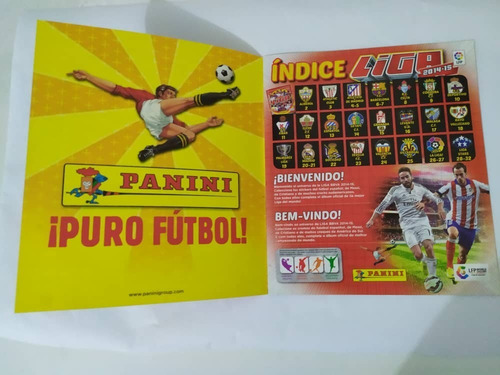 Album Panini La Liga 2014 - 2015 (vacío)