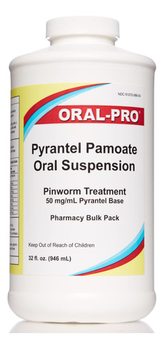 Oral Pro Pyrantel Pamoate Suspension Oral 50 Mgml 32 Onza