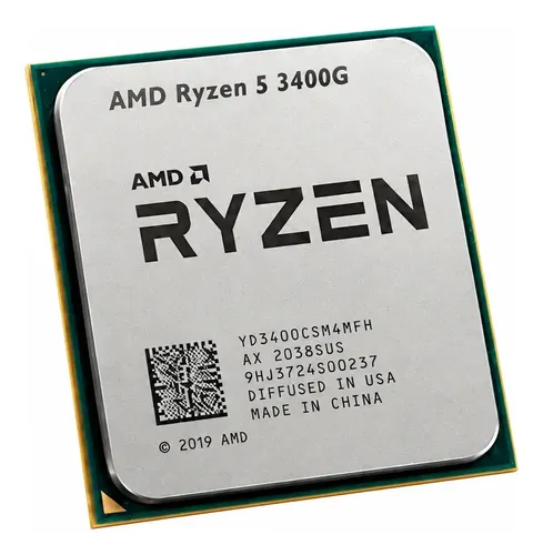 Processador Amd Ryzen 5 3400g - Am4 - 3.7ghz - 4mb - Oem