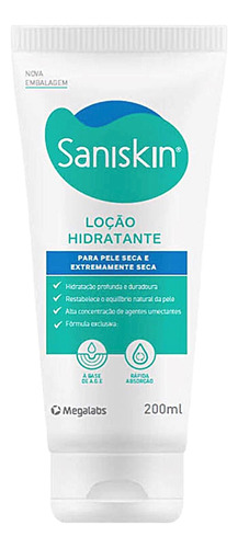 Saniskin Original Loção Hidratante 200ml.